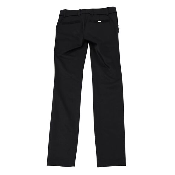 Gucci Black Pants with Silver Zip Detail in Black Nylon